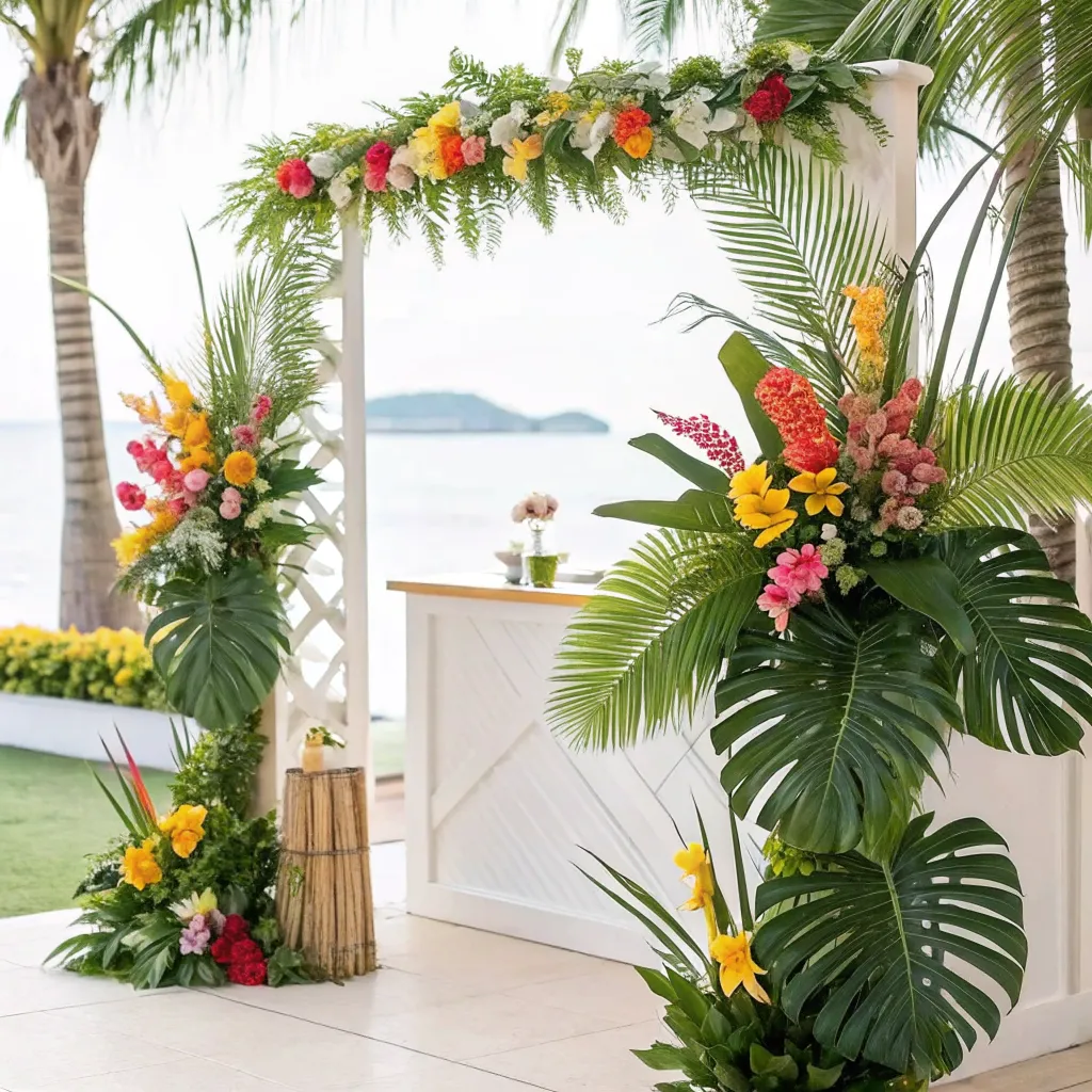 Decoración tropical